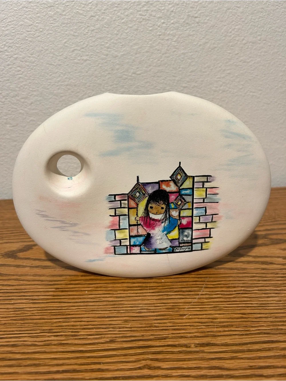 Degrazia Vintage Vase Beautiful Pastel Colors